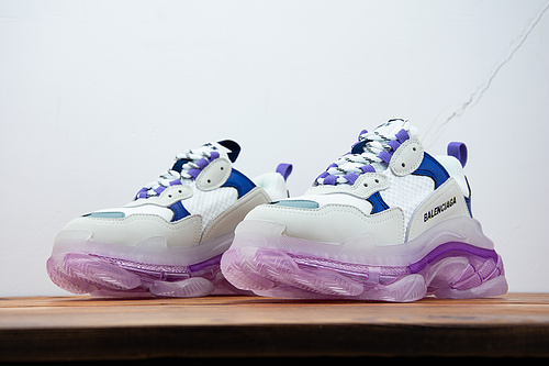 Triple S Clear Sole White Purple 36-40-919c2be1